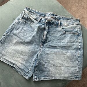 Torrid Light Blue Jean Shorts